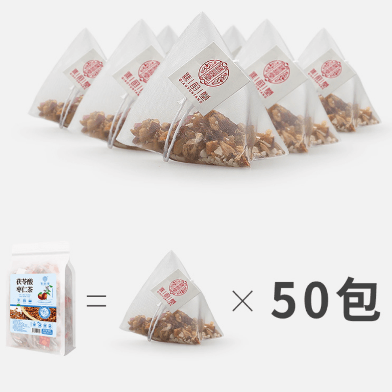  諫韻堂 【美國直郵】茯苓酸棗仁茶250g 養心安神改善睡眠清熱解毒利水消腫