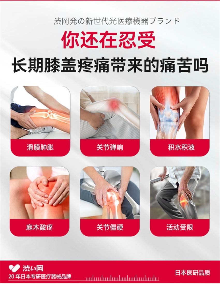 【中國直郵】 澀岡 膝關節疼痛專用膏 滑膜炎膏藥貼 膝蓋遠紅外線消炎止痛理療熱敷貼 10貼/盒