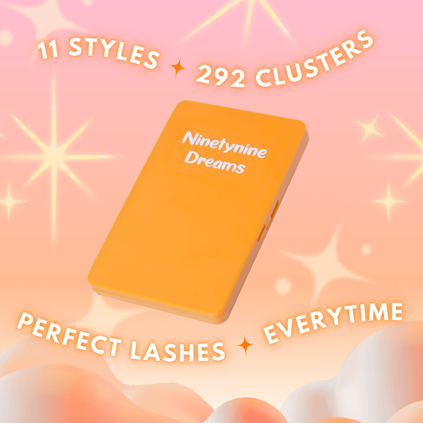 美国 Ninetynine Dreams THE MANHUA LASHES BOOK 漫画睫毛大全【11款风格合集  一册搞定漫画眼妆】