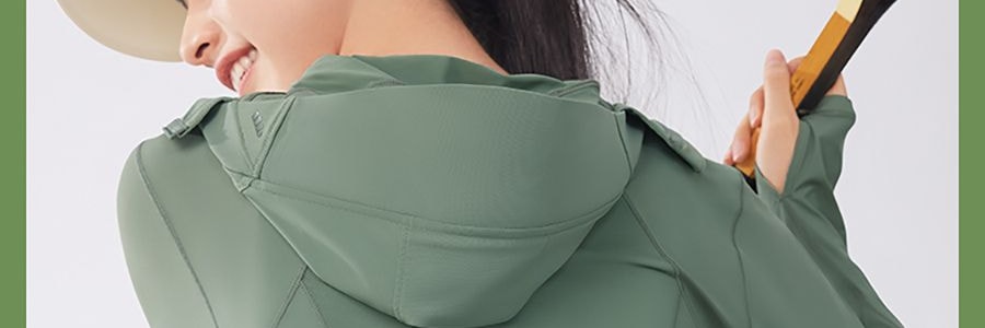 BENEUNDER蕉下 女士凉感防晒衣防晒服 运动上衣 修身款 UPF50+ 霜奶白 165/88A L码 【国内尺寸 码数偏小】【杨幂同款】