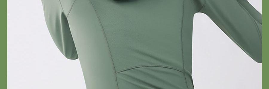 BENEUNDER蕉下 女士凉感防晒衣防晒服 运动上衣 修身款 UPF50+ 霜奶白 165/88A L码 【国内尺寸 码数偏小】【杨幂同款】