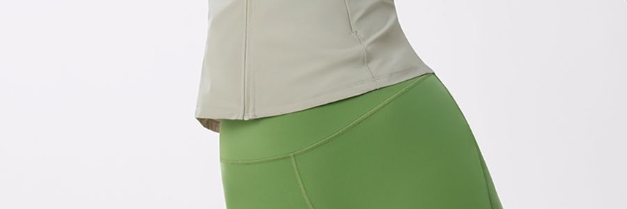 BENEUNDER蕉下 女士凉感防晒衣防晒服 运动上衣 修身款 UPF50+ 霜奶白 165/88A L码 【国内尺寸 码数偏小】【杨幂同款】