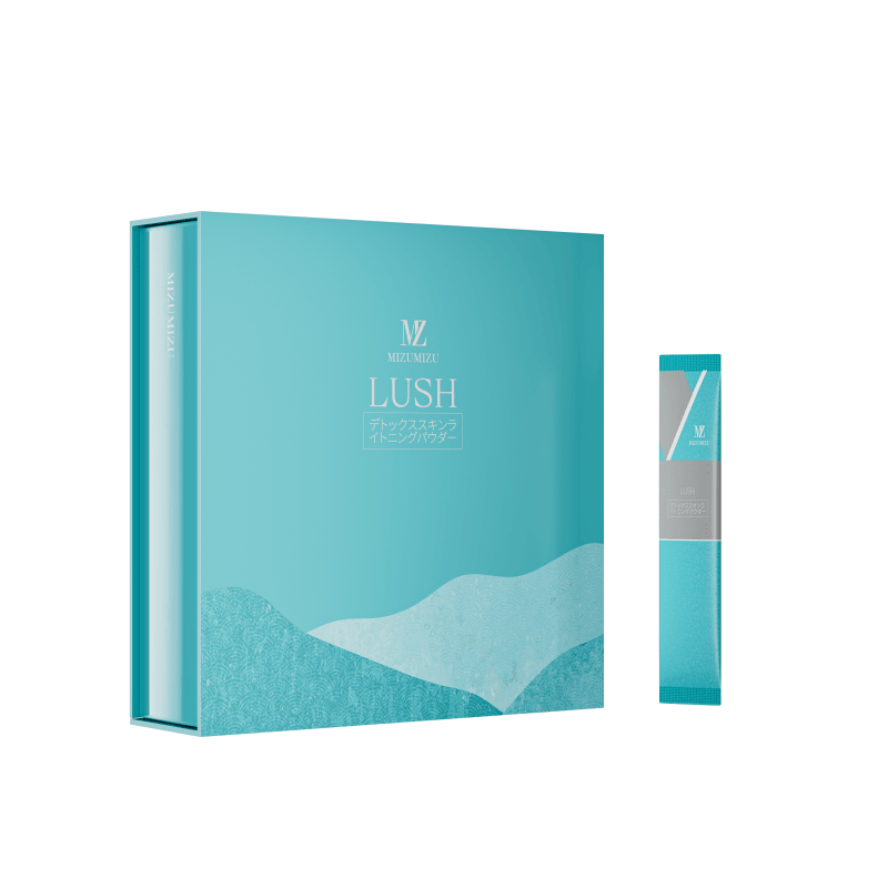 日本 MIZUMIZU LUSH 排毒净肌轻盈粉
