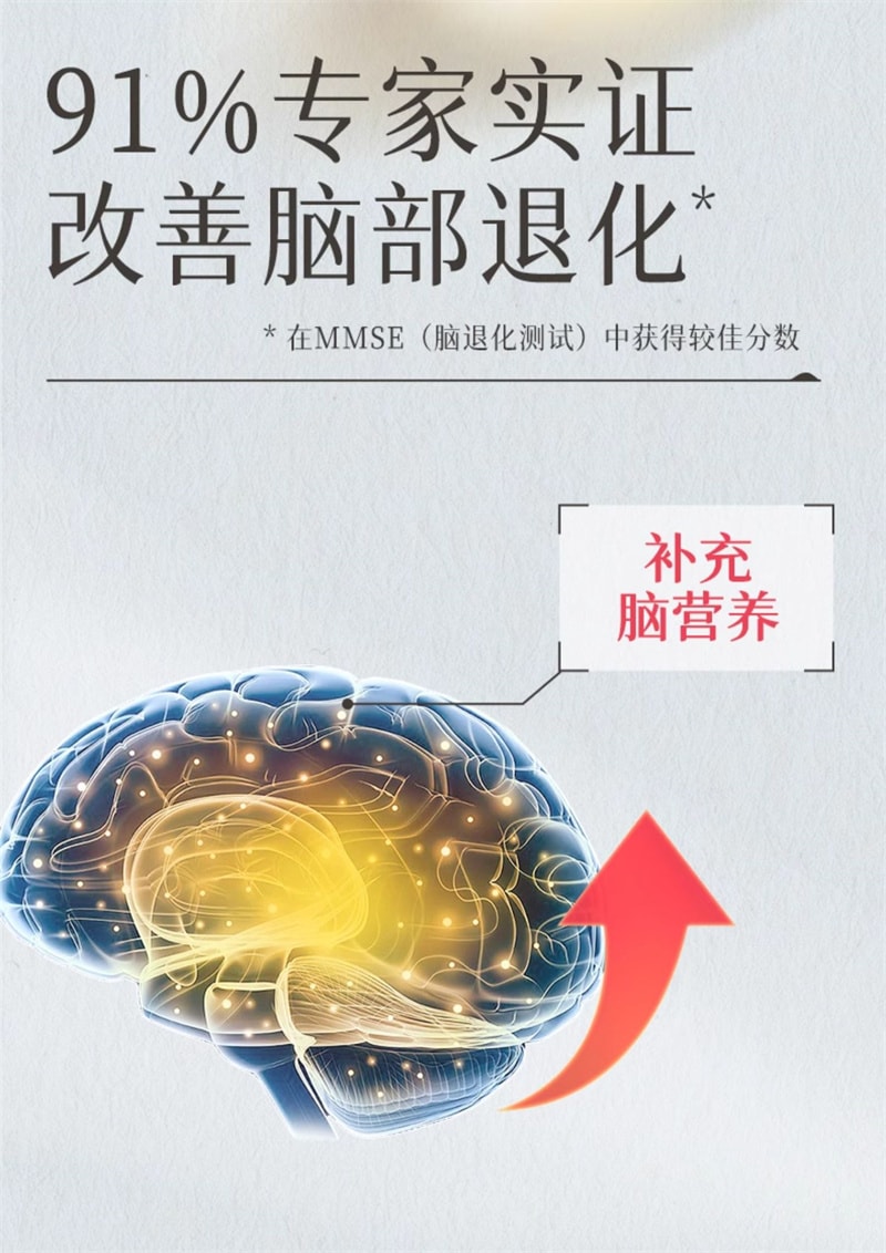 【中国直邮】维特健灵 脑精灵60粒/盒 激活脑洞力大脑年轻态记忆配方