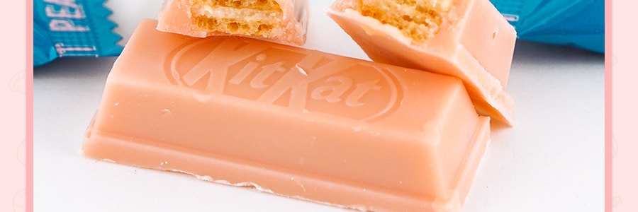 【限定風味】日本雀巢 KITKAT巧克力 桃子甜點口味 12枚入