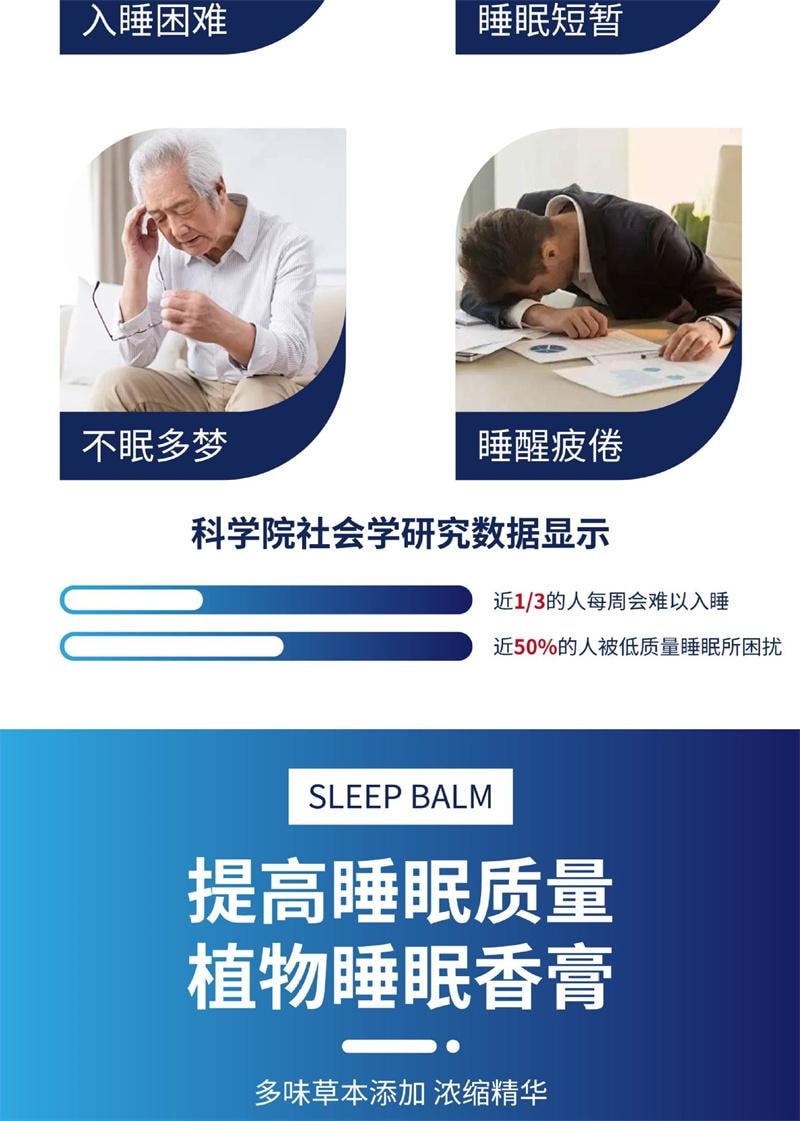香港大藥房 草本舒眠膏香港睡眠香膏助眠安神改善失眠睡不著固體膏 溫和舒緩肌膚不適,滋潤修護,針對皮膚瘙癢、乾燥、紅腫、滋潤乾燥、起皮的肌膚,恢復水潤柔軟30g