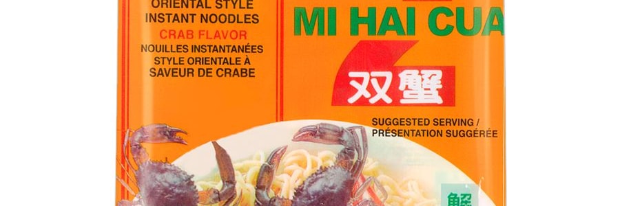 達輝 雙蟹泡麵 蟹肉口味 85g