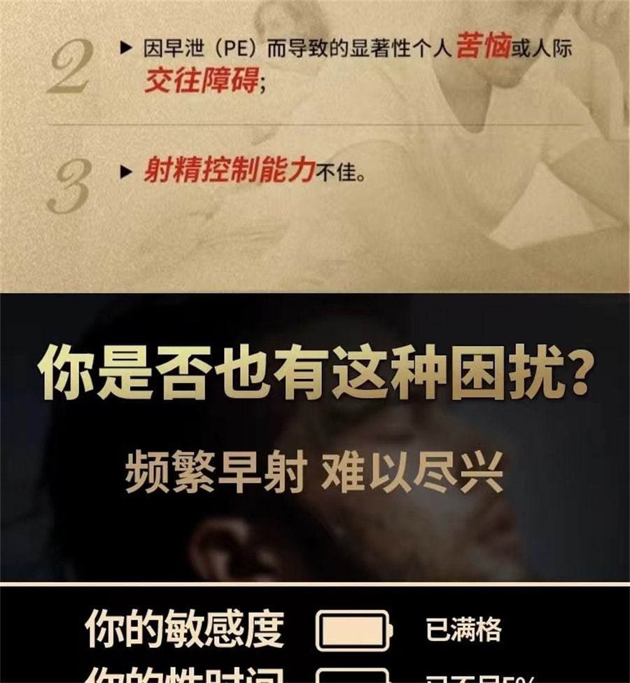 盐酸达泊西汀片30mg*2片/盒 为爱延时治疗早泄