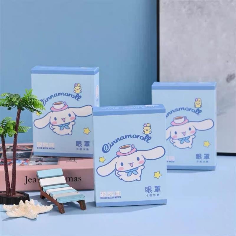  FOXTAIL SANRIO 三麗鷗冰敷眼罩 緩解眼部疲勞 一次性 卡通冰涼眼貼 - 1盒(6片裝) 美樂蒂