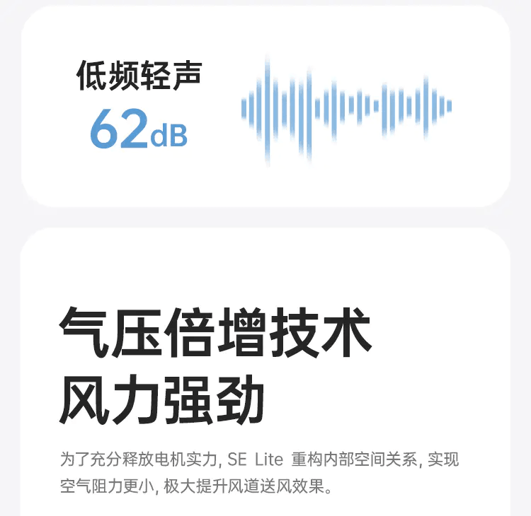 徕芬 Laifen SE Lite 入门款高速吹风机 大风力速干低噪音便携家用风筒 学生宿舍适用 生日情人节礼物 【配1个风嘴】【粉色】