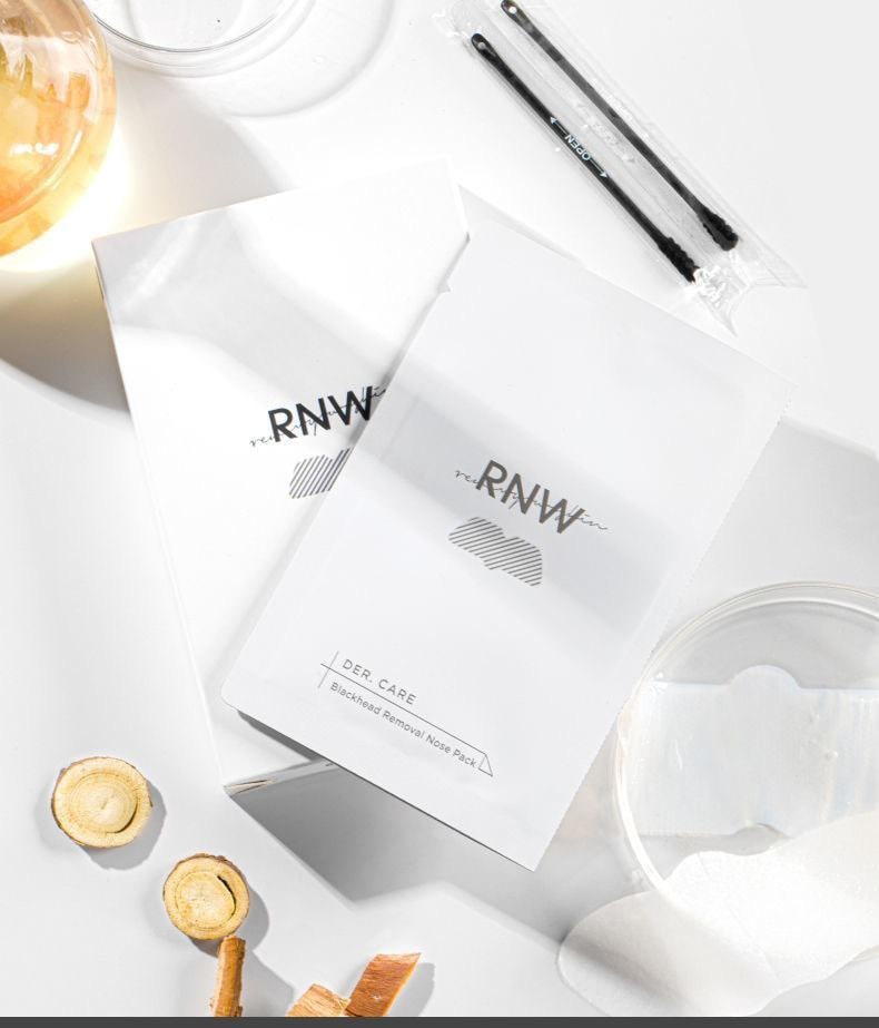 【中国直邮】 RNW/如薇 鼻贴去黑头导出液收缩毛孔深层清洁温和男女通用学生 五组/盒