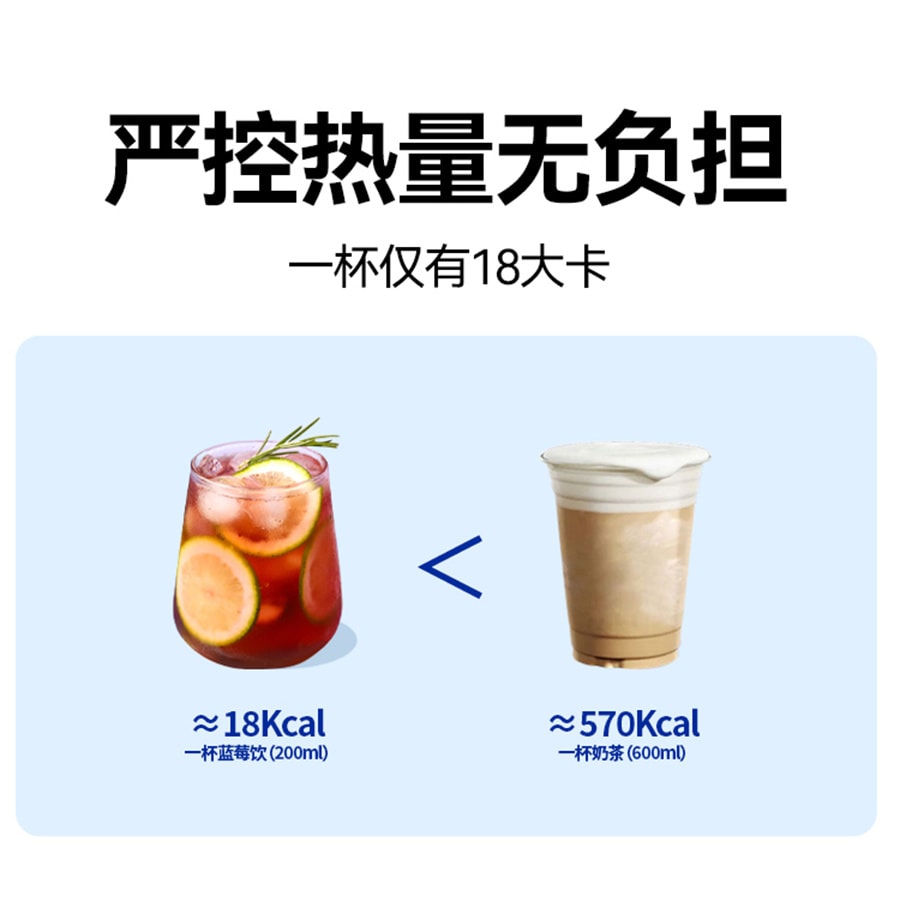 【中國直郵】 穀之優品 藍莓粉 莓果粉膳食纖維超級食物果蔬維生素C沖飲150g/盒