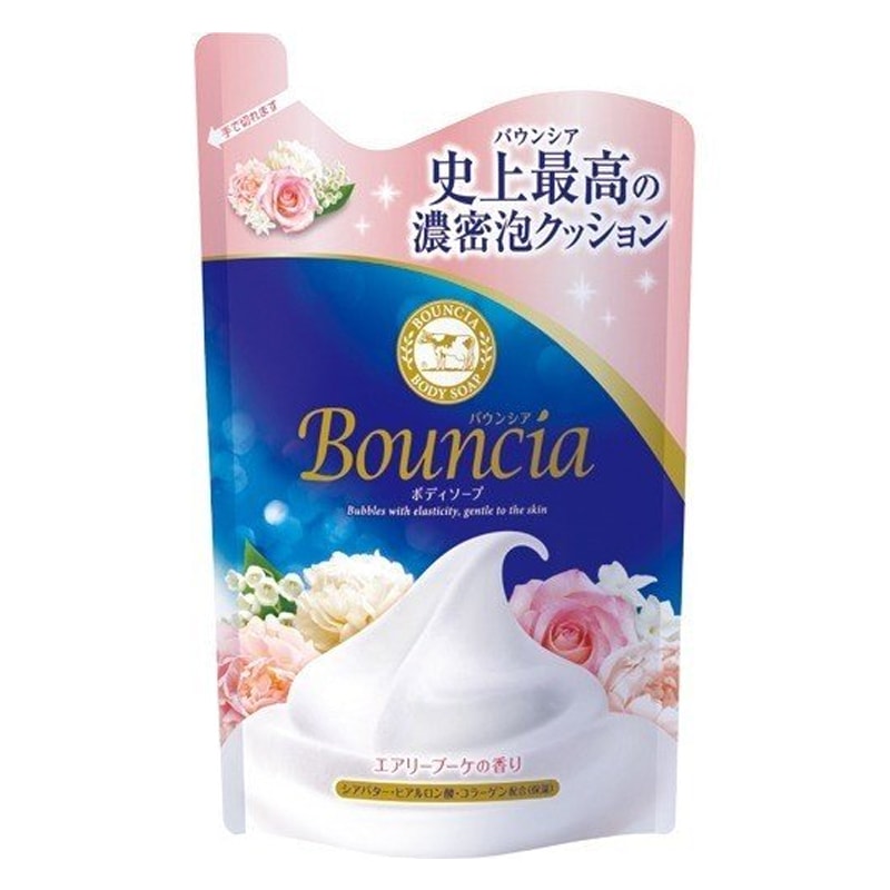Japanese milk moisturizing shower gel rose fragrance replacement 400ml