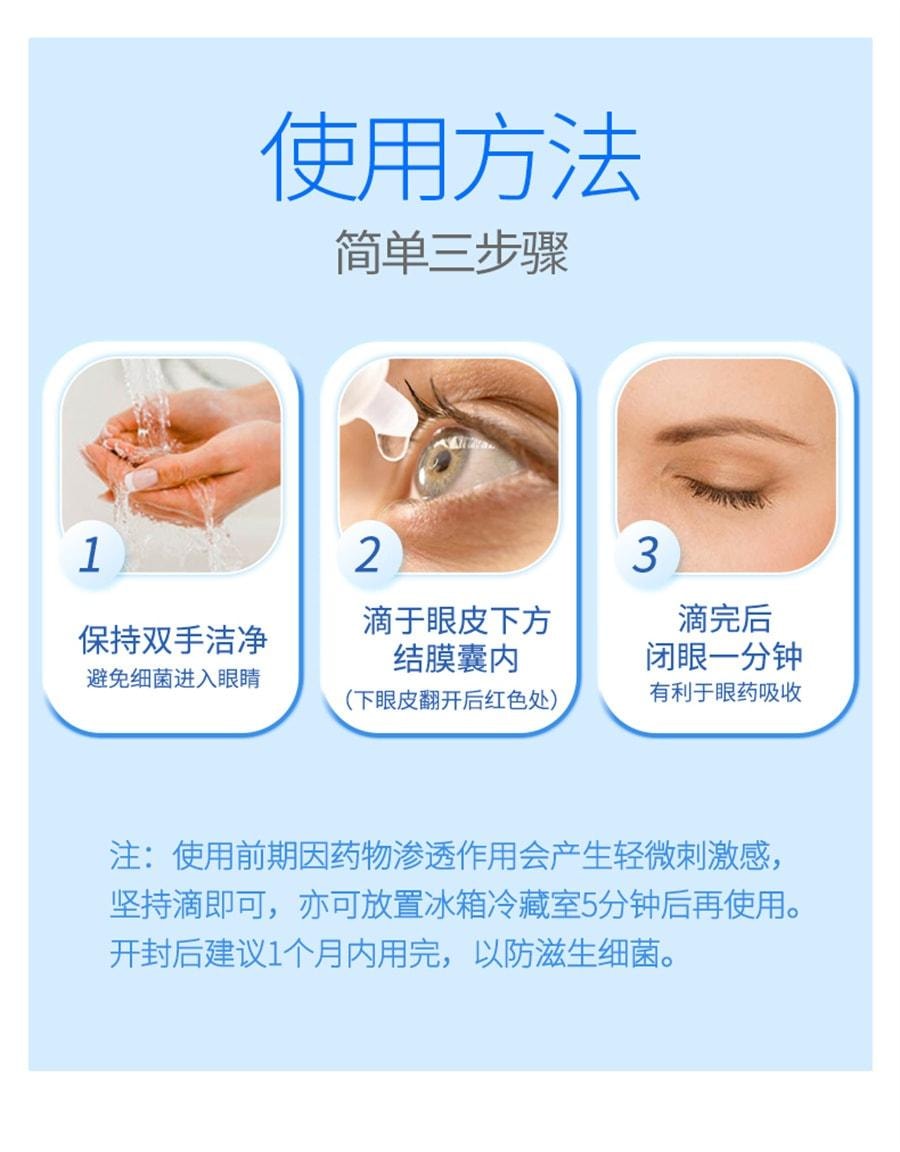 【中國直郵】 莎普愛思 白內障眼藥水 芐達賴氨酸眼藥水正品適用白內障 10ml/瓶