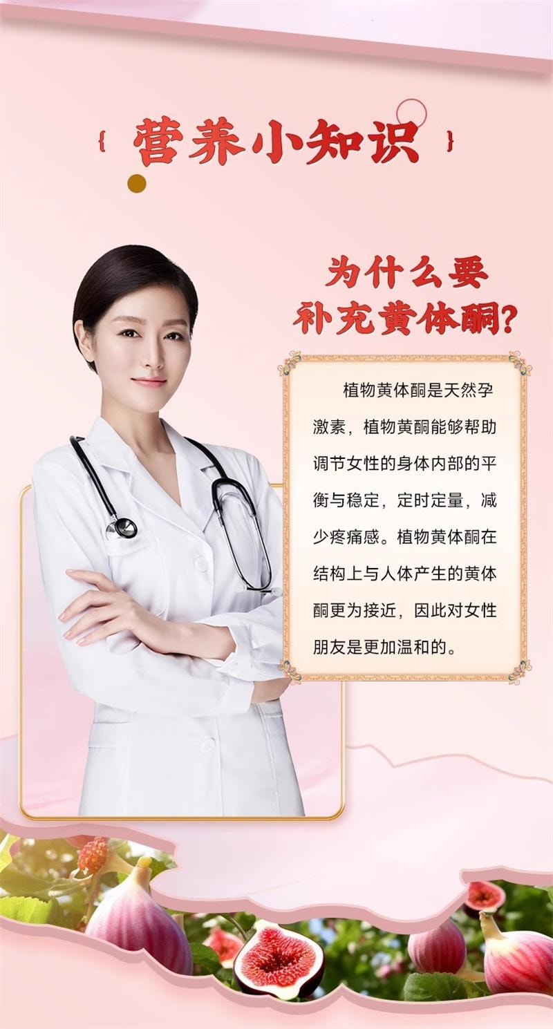 美国 北京同仁堂 亚麻籽无花果桑葚茶花茶茶包养生茶无花果茶养雌黄体酮茶包  150g