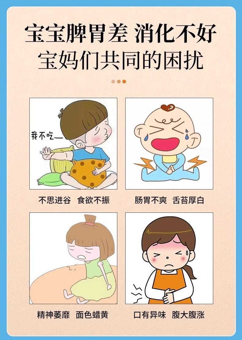 Children's Stomach Health and Digestive Patch 8 Stickers/Box