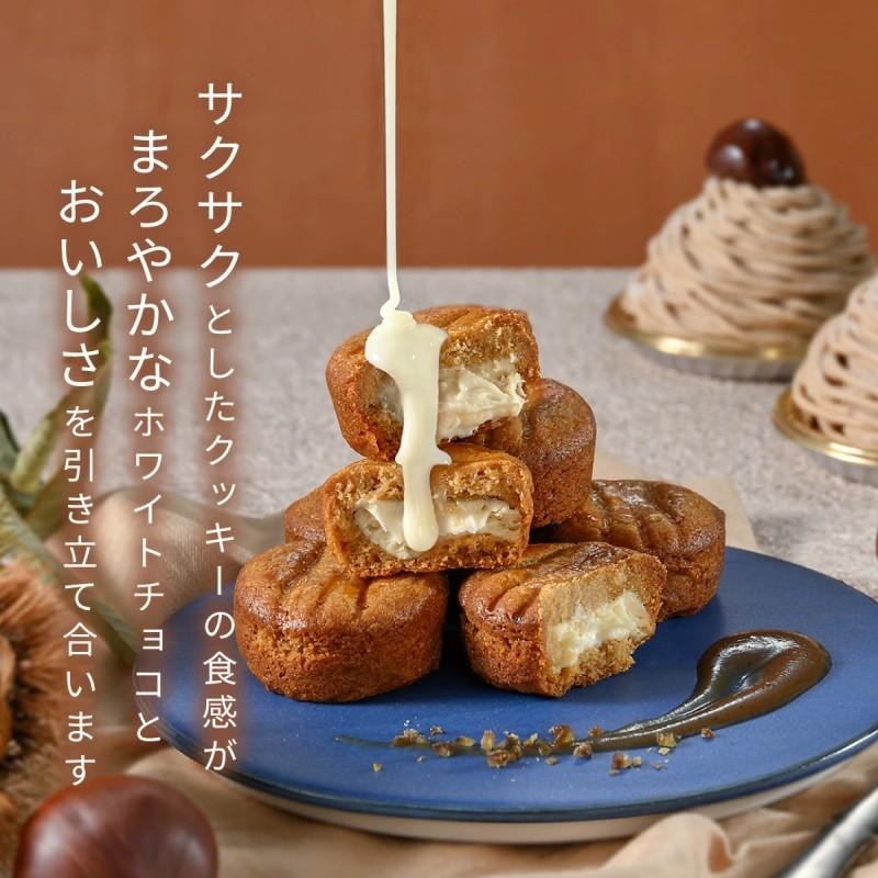 【日本直邮】 日本神户 白巧克力夹心 栗子蒙布朗小蛋糕 5个装