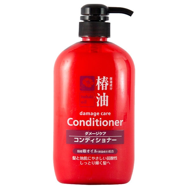 【日本直郵】KUMANO熊野油脂 山茶油保濕護髮素 600ml