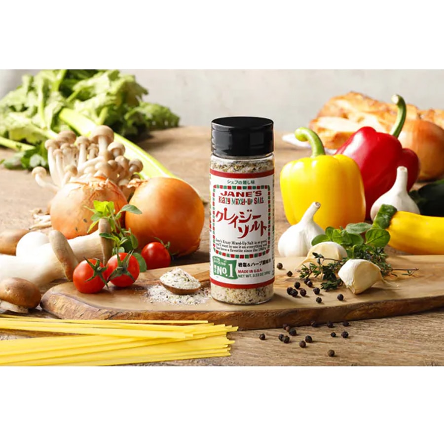 【日本直郵】日本 KRAZY SALT 岩鹽&草本鹽 調味料 100g