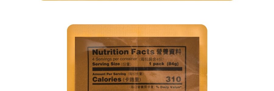 台灣曾 過海食味鮮本舖 香菇肉燥曾粉 4包 336g【乾濕兩吃 】