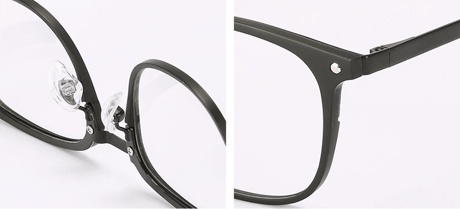 DUALENS 清新文艺防蓝光护目镜 - 黑色 (DL75019 C1) 镜框 + 镜片