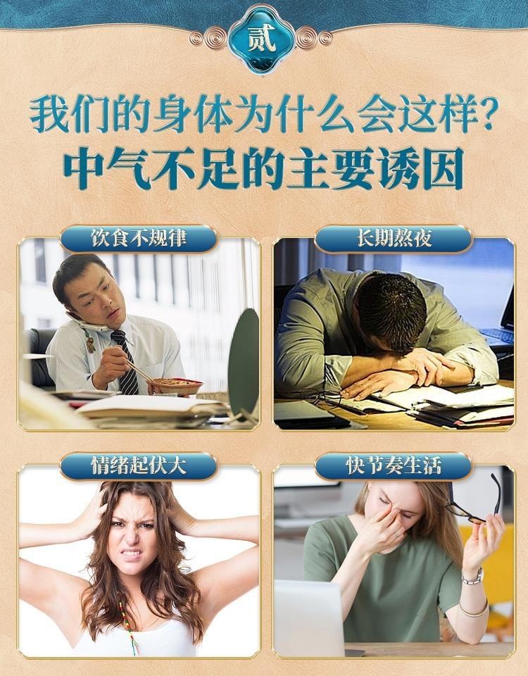 【中国直邮】 九芝堂 补中益气丸 适用于内脏下垂肠胃脾胃调理气虚补气消化不良 360丸/盒