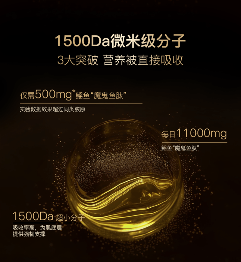 【中国直邮】 碧维斯 黑松露骨胶炮胶原蛋白肽饮抗皱麦角硫因25ml*10支/盒