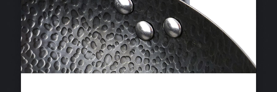 美国NARITA 无涂层锤纹 碳钢锅家用炒锅 含有玻璃锅盖 32cm NW-232 电磁炉适用