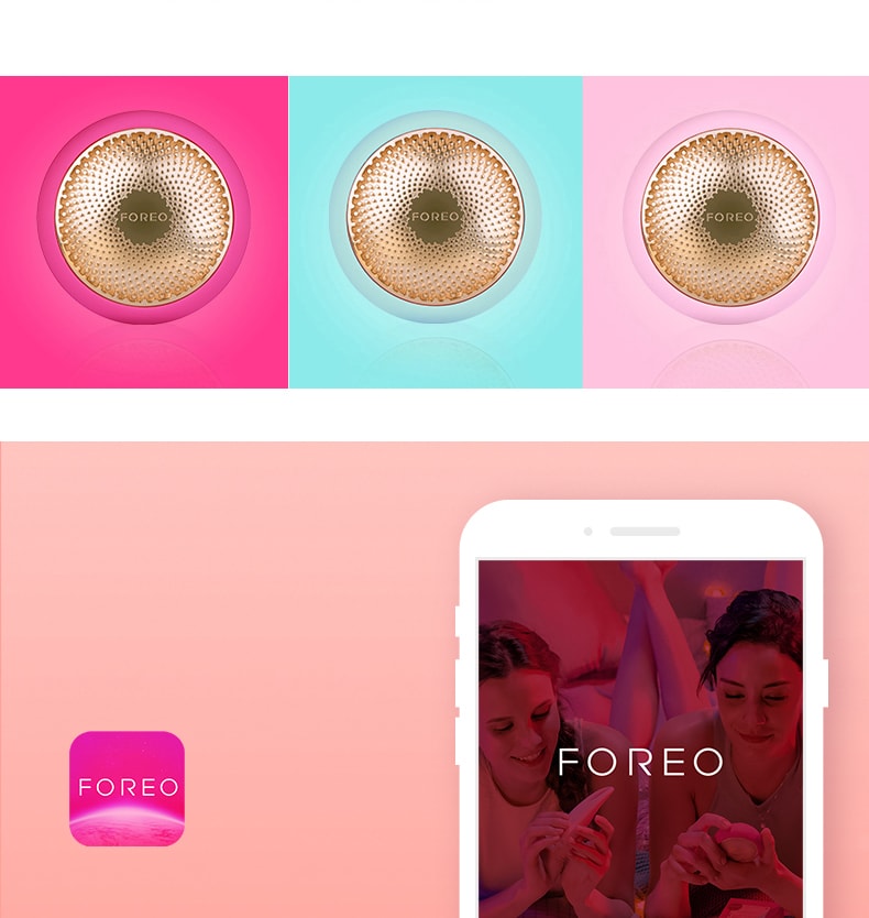 瑞士 FOREO UFO智臻电子美容仪面膜仪 红光蓝光冷凝导入