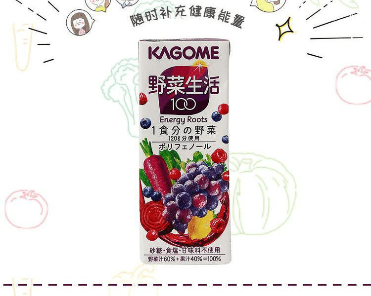 KAGOME 野菜生活100 葡萄果蔬混合汁 200ml