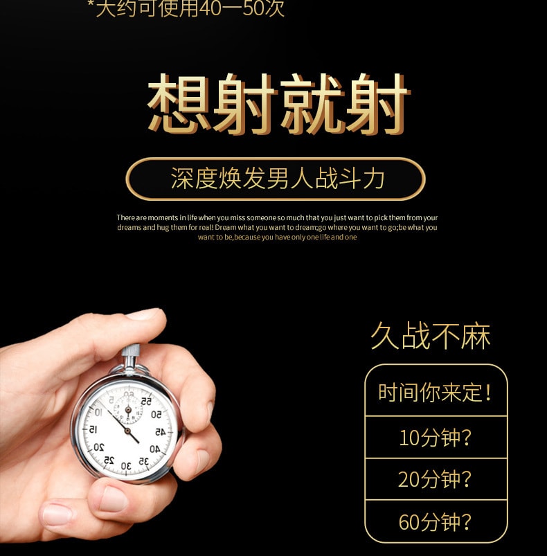 【中国直邮】挺神 新品 伟哥持久延时喷剂 白盒龙尊款 6ml/瓶