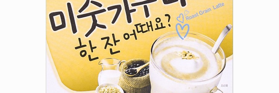 韓國DAMTUH丹特 烤穀物拿鐵 隨身包飲品 12包入 240g