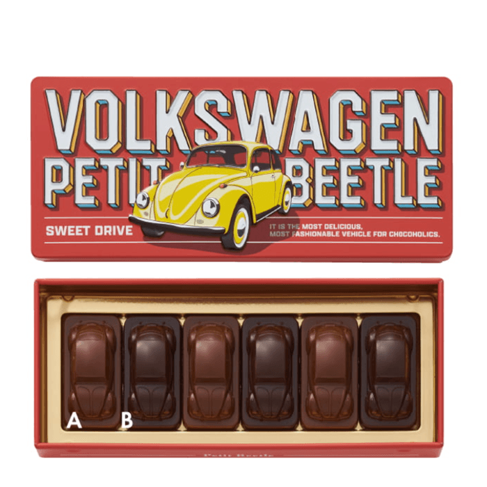 【2025情人节巧克力】【日本直邮】日本 BEETLE 情人节 限定巧克力 6个
