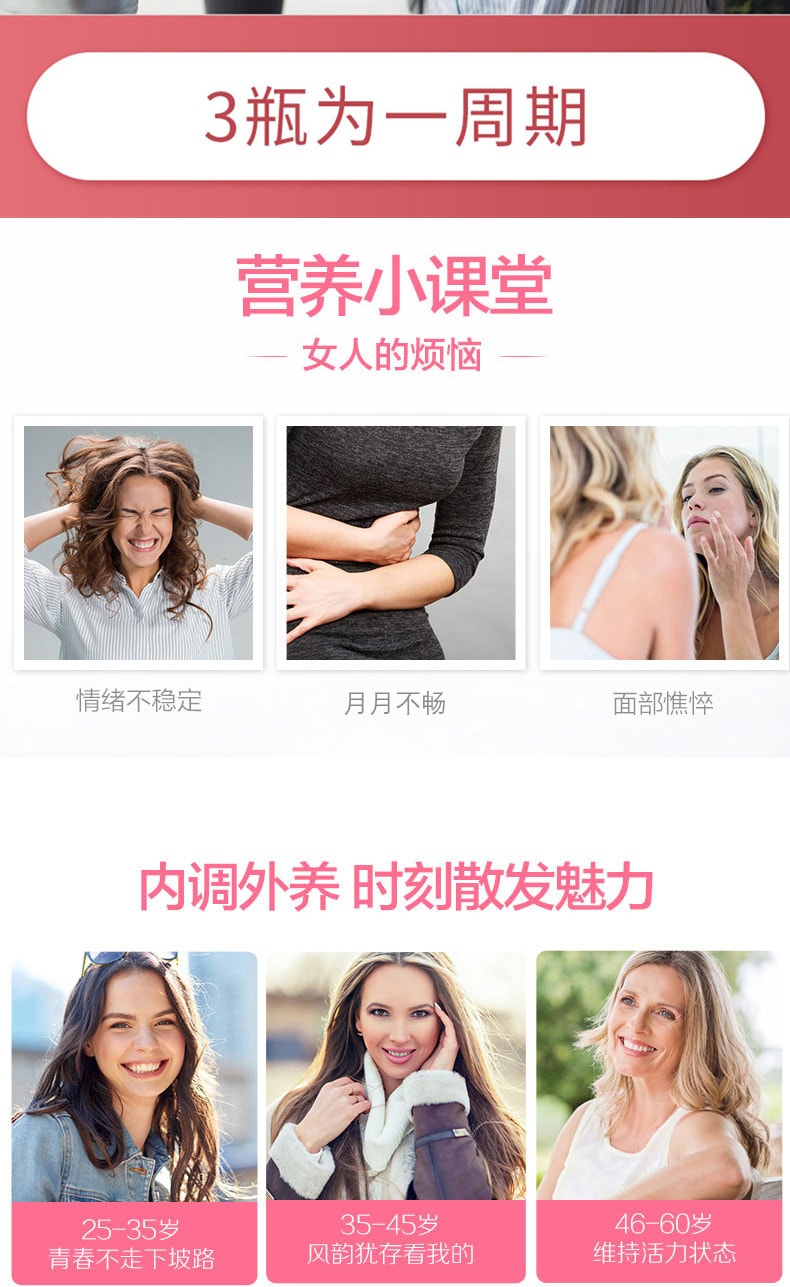 【中国直邮】仁和 大豆异黄酮60粒/瓶雌激素卵巢保养调理保养延缓衰老