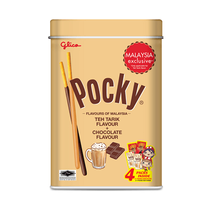 Pocky Teh Tarik+Chocolate Flavour 146g
