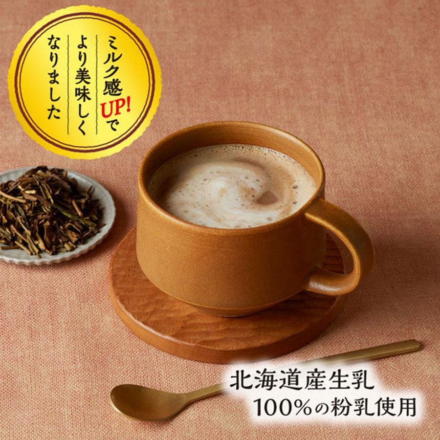 【日本直邮】 日本 片冈物产 迁利 烘焙茶牛奶粉 含糖含奶170g