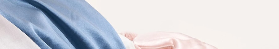 【中國直郵】LifeEase 網易嚴選 真絲枕套 絲質棉款 霧霾藍*2只裝
