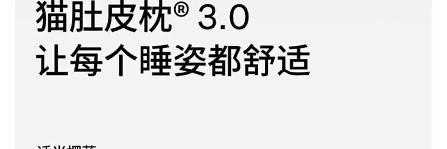躺岛 3.0猫肚皮枕 记忆棉枕头护颈椎助睡眠枕头 大橘已定 66x40x11cm