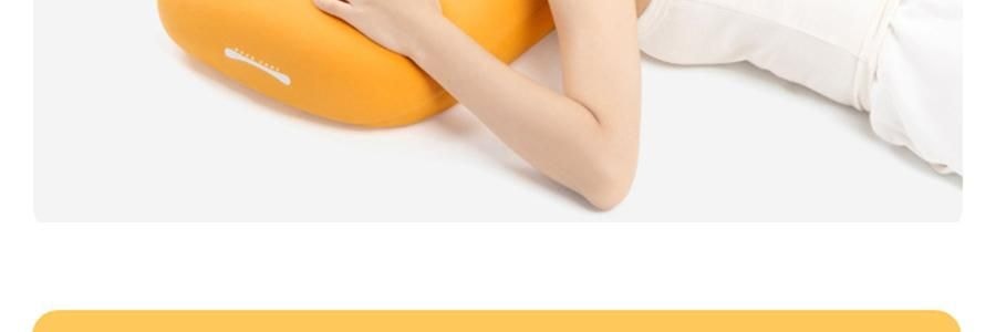 躺岛 3.0猫肚皮枕 记忆棉枕头护颈椎助睡眠枕头 大橘已定 66x40x11cm