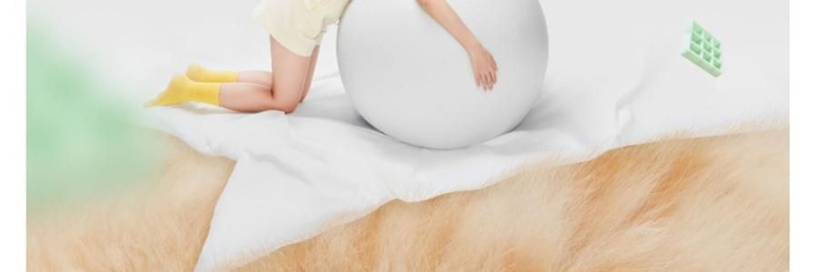 躺岛 3.0猫肚皮枕 记忆棉枕头护颈椎助睡眠枕头 大橘已定 66x40x11cm