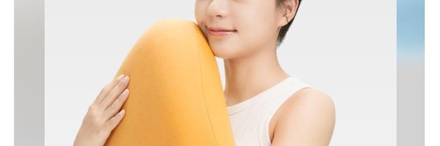 躺岛 3.0猫肚皮枕 记忆棉枕头护颈椎助睡眠枕头 大橘已定 66x40x11cm