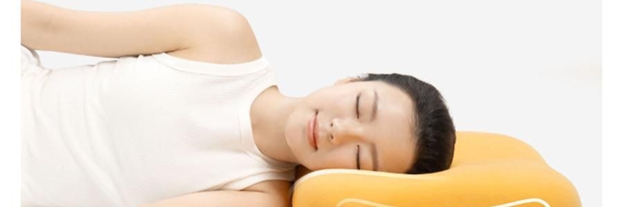 躺岛 3.0猫肚皮枕 记忆棉枕头护颈椎助睡眠枕头 大橘已定 66x40x11cm
