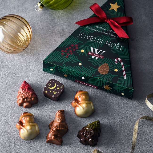 【日本直送】日本WITTAMER比利时皇室御用圣诞限定巧克力礼盒6枚入