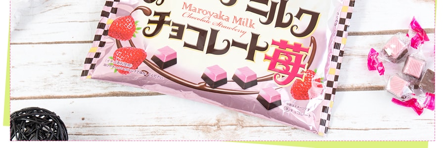 日本MEITO 醇厚牛奶草莓巧克力 150g 季節限定