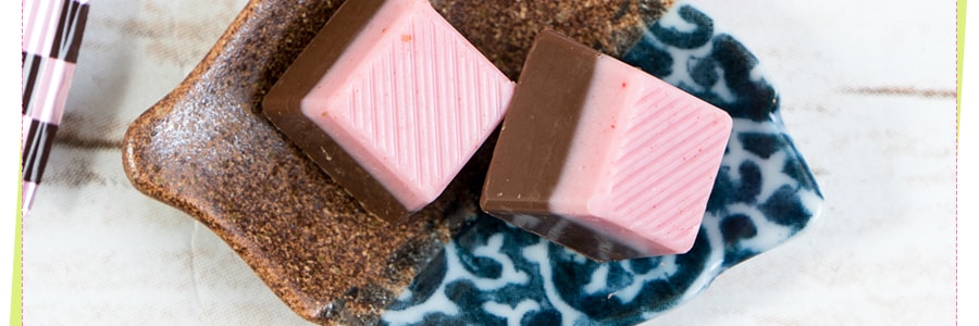 日本MEITO 醇厚牛奶草莓巧克力 150g 季節限定