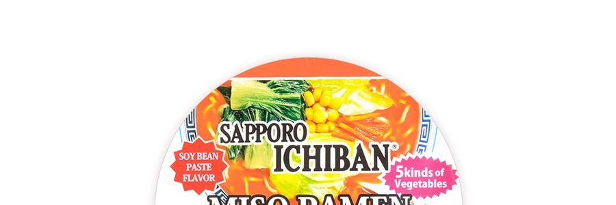 日本SAPPORO ICHIBAN札幌一番 味噌拉麵 碗裝 84g