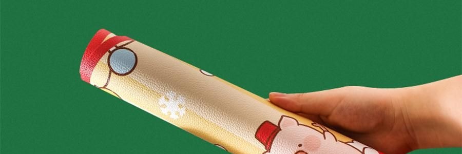 川島屋 LULU豬聖誕餐墊 隔熱墊餐桌防燙耐高溫碗盤墊西餐墊 水晶球款 27cm