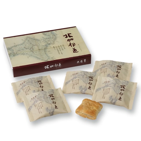 【日本北海道直邮】六花亭季节北加伊道红豆夹心酥饼 6枚入