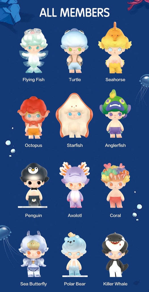 POP MART 泡泡瑪特 Dimoo水族館系列盲盒手辦 隨機散盒 單一