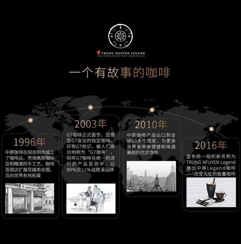 越南 G7 美式 0蔗糖0脂健身黑咖啡 提神减脂 2g*100袋 原装进口【减肥星人囤起来】